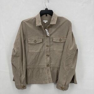 J. Jill Tan Utility Jacket